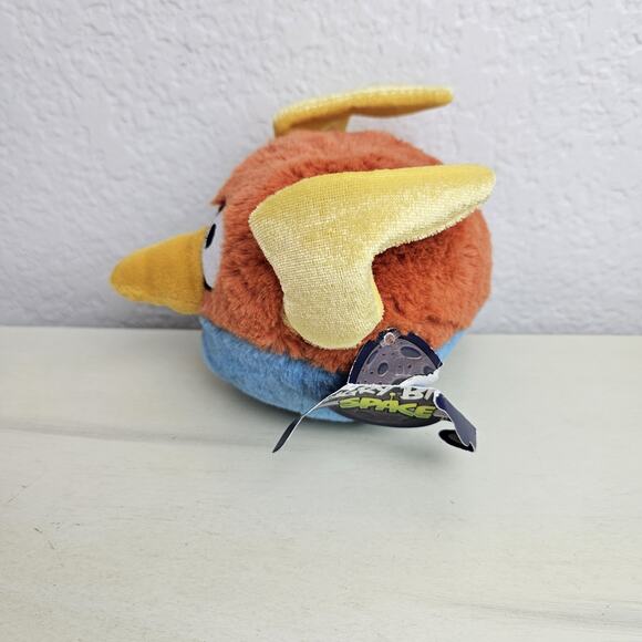 Rovio Angry Birds 5" Space Lightning Blue Bird Plush Commonwealth 2012 No Sound - Picture 2 of 9